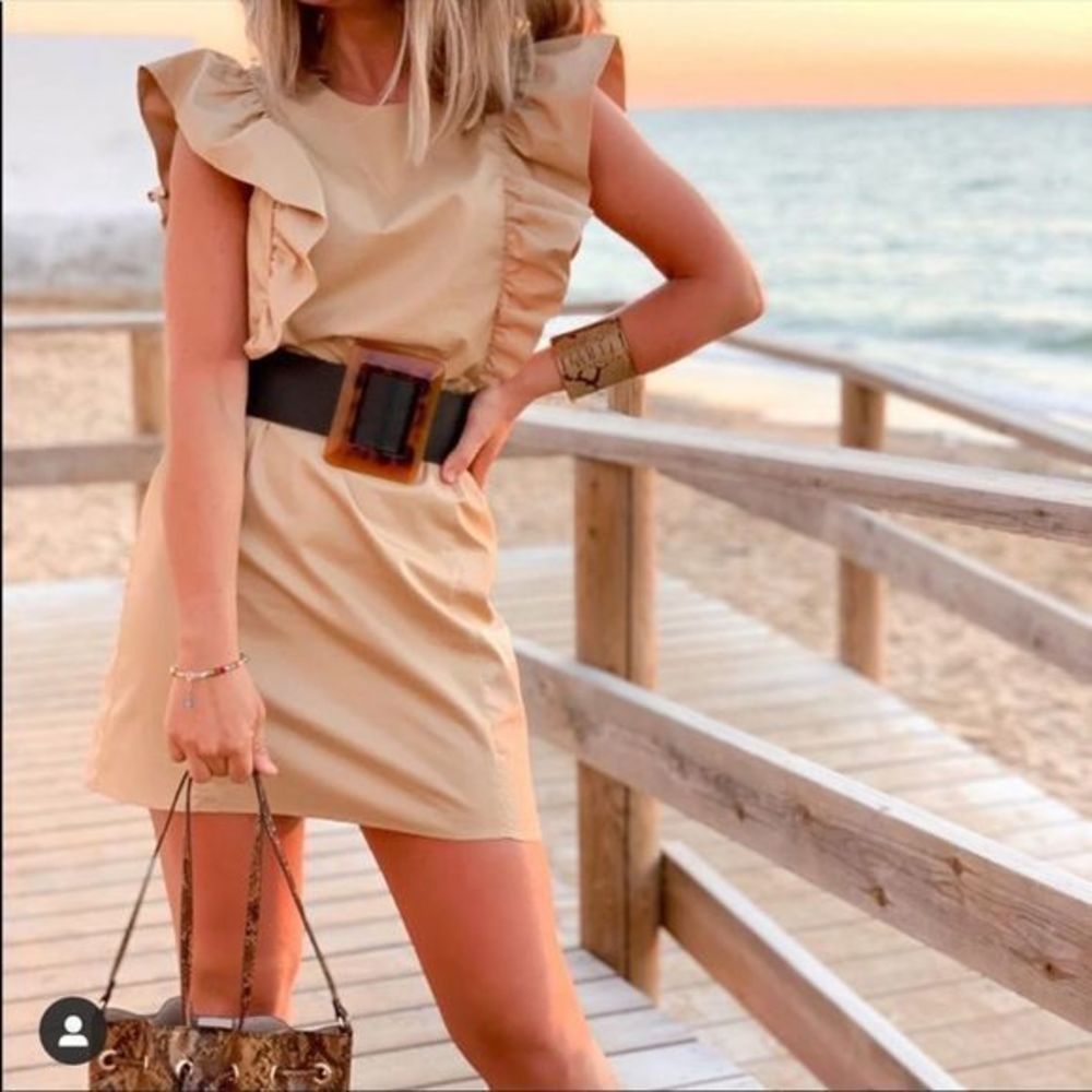 ZARA mini dress ruffled dress 2674/101/704